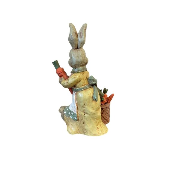 Vintage Mama Rabbit Resin Figurines Home Decor Hand Painted 6.5" Tall - Picture 4 of 9